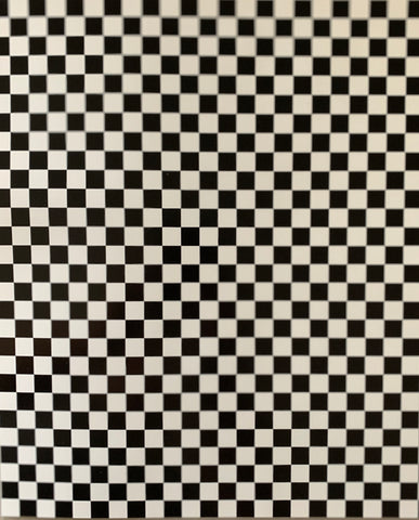 Black & White Checkered Print Adhesive Vinyl