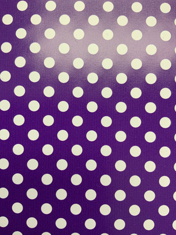 Purple Polka Dot HTV