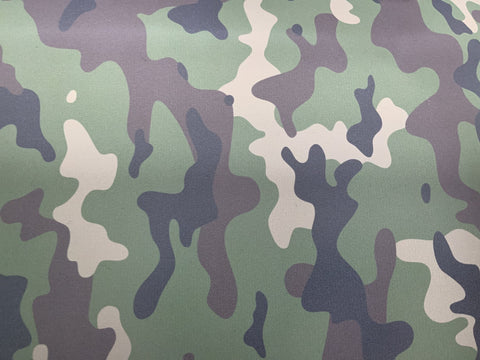 Army Camo Print Adhesive Vinyl
